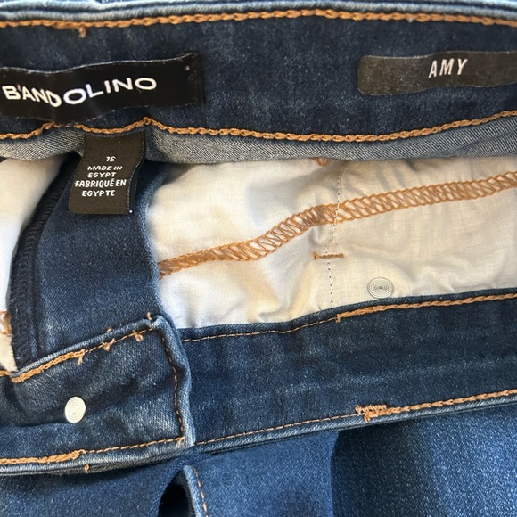 Bandolino Amy Blue Denim Jeans Size 16 - Picture 7 of 12